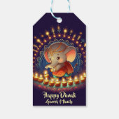 Étiquettes-cadeau Maître Lord Ganesh Diwali (Dos)