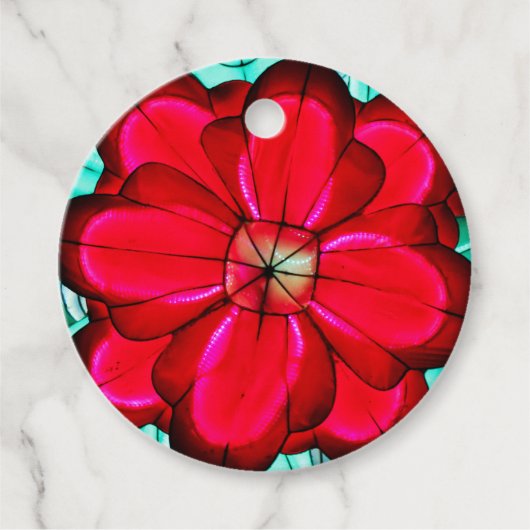 Étiquettes Cadeau Majesté Crimson (Devant)