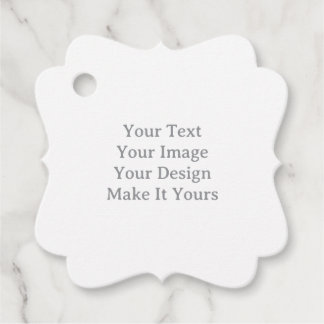 Étiquettes Cadeau Make Your Own 2" x 2" Fancy Square Favor Tags