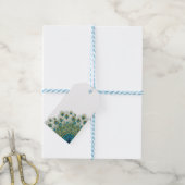 Étiquettes-cadeau Mandala couleur Peacock Homme (Avec de laficelle)