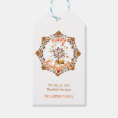 Étiquettes-cadeau Mandala de l'arbre d'automne Feuillage d'automne e (Devant)