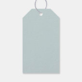 Étiquettes-cadeau Mangez Boire et être Joyeux Script Trypography Gre (Dos)