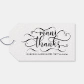 Étiquettes-cadeau Mani Merci Merci (Dos (Horizontal))