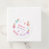 Étiquettes Cadeau Manucure et Pédicure Fête Manucure Pédicure Vernis (En situation)
