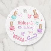 Étiquettes Cadeau Manucure et Pédicure Fête Manucure Pédicure Vernis (Devant)