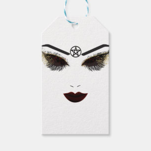 Étiquettes-cadeau Maquillage Pentacle Beauty visage cils & lèvres fo