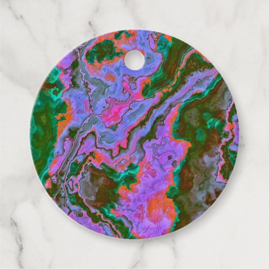 Étiquettes Cadeau Marbre aigre (Devant)