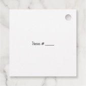 Étiquettes Cadeau Marchandises artisanales Marchandises Résine Étiqu (Dos)