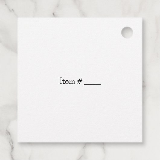 Étiquettes Cadeau Marchandises artisanales Marchandises Résine Étiqu (Dos)