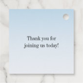 Étiquettes Cadeau Marché fermier, douche de mariée Fraîche du marché (Dos)