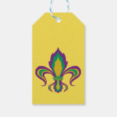Étiquettes-cadeau Mardi Gras Fleur De Lis (Dos)