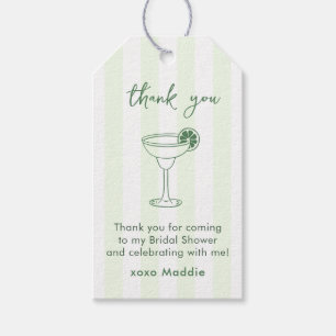 Étiquettes-cadeau Margarita Lime Fête des mariées Favorise Tags
