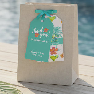 Étiquettes-cadeau Margarita Veil Tropicale Enterrement de Vie de Jeu