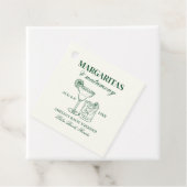 Étiquettes Cadeau Margaritas & Matrimony Bach (En situation)