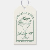 Étiquettes-cadeau Marges et mariage (Devant)