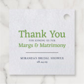 Étiquettes Cadeau Marges et Mariage (Dos)