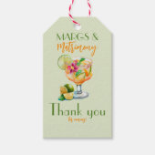 Étiquettes-cadeau Margs et Mariage Téquila et Fiesta Enterrement de  (Devant)