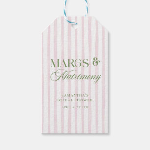 Étiquettes-cadeau Margs & Matrimony Lime Margarita Enterrement de Vi