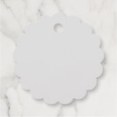 Étiquettes Cadeau Marguerite blanche (Dos)