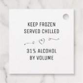 Étiquettes Cadeau Mariage à bouteille Lemoncello (Dos)