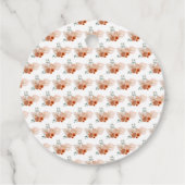 Étiquettes Cadeau Mariage à l'herbe de Pampas Terracotta Boho (Dos)