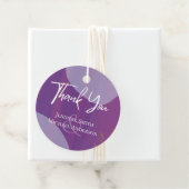 Étiquettes Cadeau Mariage Abstrait moderne scandinave japonais (En situation)