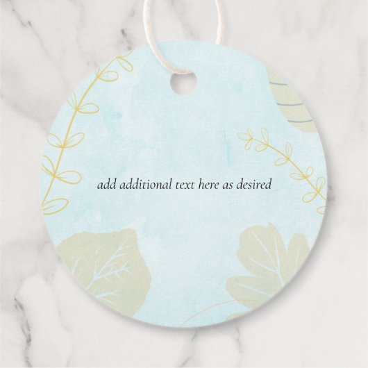 Étiquettes Cadeau Mariage Abstrait moderne scandinave japonais (Dos)