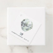 Étiquettes Cadeau Mariage blanc (En situation)