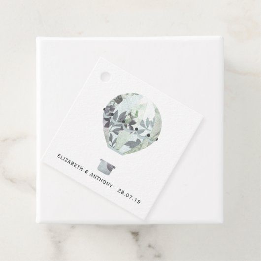 Étiquettes Cadeau Mariage blanc (En situation)