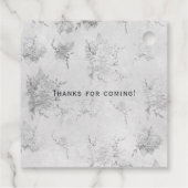 Étiquettes Cadeau Mariage blanc (Dos)