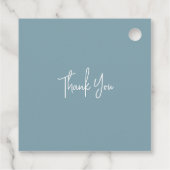 Étiquettes Cadeau Mariage bleu (Dos)