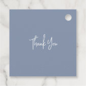 Étiquettes Cadeau Mariage bleu (Dos)