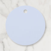 Étiquettes Cadeau Mariage bleu opulent (Dos)