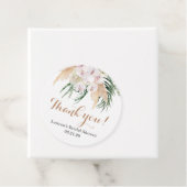 Étiquettes Cadeau Mariage Bohème Chic Fête Prénatale (En situation)