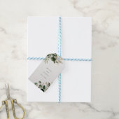 Étiquettes-cadeau Mariage Branches vertes (Avec de laficelle)