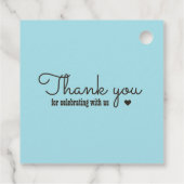 Étiquettes Cadeau Mariage campagnard de monogramme des bottes de cow (Dos)