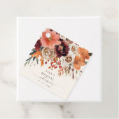 Étiquettes Cadeau Mariage Champêtre Bourguignon de Fleurs d'Automne (En situation)