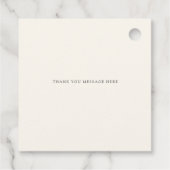 Étiquettes Cadeau Mariage Champêtre Bourguignon de Fleurs d'Automne (Dos)