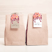 Étiquettes-cadeau Mariage champêtre élégant avec écriture scriptural