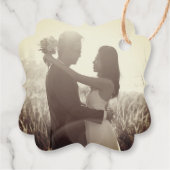 Étiquettes Cadeau Mariage chinois à double bonheur (Dos)