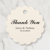 Étiquettes Cadeau Mariage chinois d'encre peignant fleurs et oiseaux (Dos)