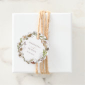 Étiquettes Cadeau mariage chute couronne (En situation)