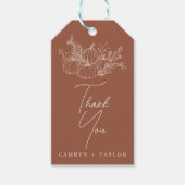 Étiquettes-cadeau Mariage citrouille (Devant)