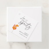 Étiquettes Cadeau Mariage civil à la première gorgée de Spritz (En situation)