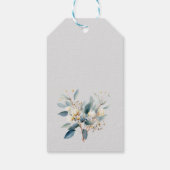 Étiquettes-cadeau Mariage classique Eucalyptus (Dos)