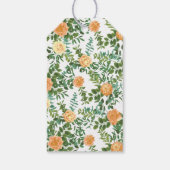 Étiquettes-cadeau Mariage classique Floral Roses (Dos)