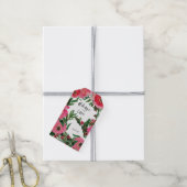 Étiquettes-cadeau Mariage d'anémone aquarelle (Avec de la ficelle)