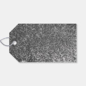 Étiquettes-cadeau Mariage d'aquarelle florale pourpre et argent (Dos (Horizontal))