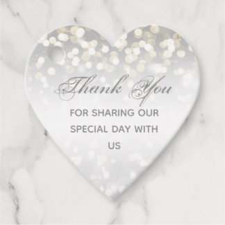 Étiquettes Cadeau Mariage d'argent et d'or