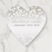 Étiquettes Cadeau Mariage d'argent et d'or (Dos)